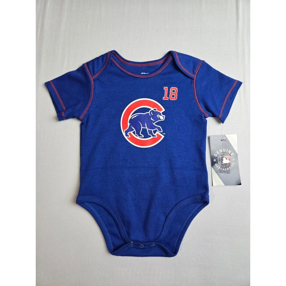 MLB Chicago Cubs Shota Imanaga 18 Infant Bodysuit Blue 3/6M New